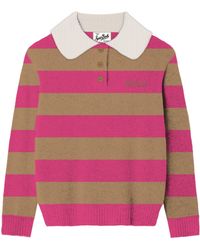 MC2 Saint Barth - Long-Sleeved Knitted Sweater - Lyst