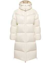 Moncler - Harfang Hooded Long Down Coat - Lyst