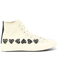 COMME DES GARÇONS PLAY - Round-Head High-Top Skate Shoes - Lyst