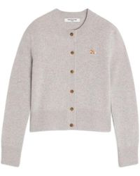 Maison Kitsuné - Baby Fox Patch Cardigan - Lyst