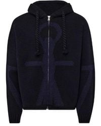 JW Anderson - Anchor Logo Zip Hoodie - Lyst