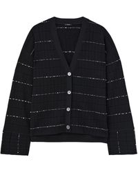 JOSEPH - Fragmented Stripe Cardigan - Lyst