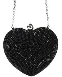 Mach & Mach - Mach Mach Heart Shaped Embellished Small Clutch Bag - Lyst
