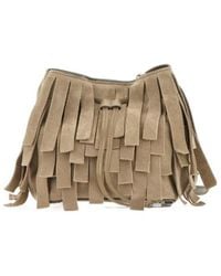 Hogan - Hocket Frange Mini Bucket Bag - Lyst