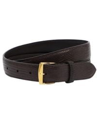 Nili Lotan - Snake-Effect Leather Belt - Lyst