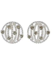 Magda Butrym - Floral-Appliqué Embellished Earrings - Lyst