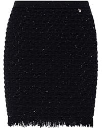 Liu Jo - Knitted Mini Skirt - Lyst