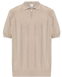 Eleventy - Polo With Decorative Pattern - Lyst