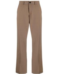 Closed - Straight-Leg Mid-Rise Trousers - Lyst
