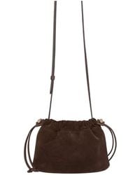 Strathberry - Suede Clutch - Lyst