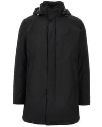 Herno - Hooded Down Jacket - Lyst