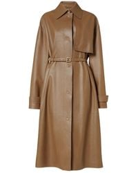 Fendi - Belted Midi Trench Coat - Lyst