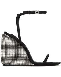 Alexander Wang - Dahlia Embellished Wedge Sandals - Lyst