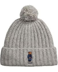Polo Ralph Lauren - Light Ribbed Knit Beanie - Lyst