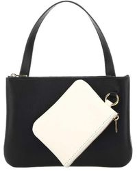 Jil Sander - Logo Printed Zipped Crossbody Bag - Lyst