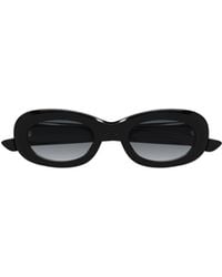 McQueen - Eyewear Oval Frame Sunglasses - Lyst