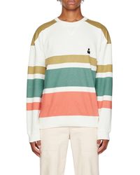 Isabel Marant - Meyoan Striped Logo Sweatshirt - Lyst