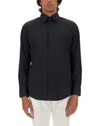 BOSS - Boss Performance-Stretch Twill Slim-Fit Shirt - Lyst