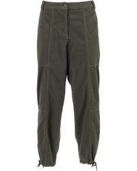 Aspesi - Drawstring Cargo Trousers - Lyst