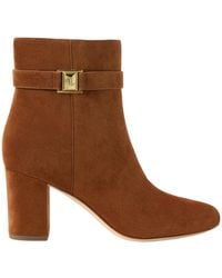 Ralph Lauren - Real Leather Kellie Ankle Heeled Boot - Lyst