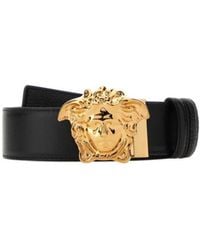 Versace - Medusa Head Buckled Belt - Lyst