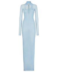 Fendi - Light- Silk Blend Dress - Lyst
