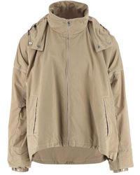 Bottega Veneta - Zip-Up Hooded Jacket - Lyst