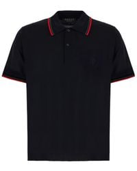 Gucci - Logo Embroidered Short-Sleeved Polo Shirt - Lyst