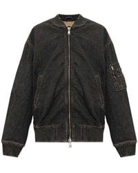 DIESEL - Zip-Up Bomber Jacket - Lyst