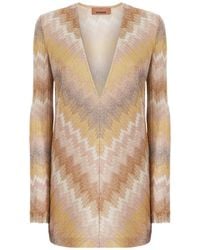 Missoni - Ombre Lurex Long-Sleeve Mini Dress - Lyst