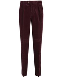 Brunello Cucinelli - Corduroy Tapered Leg Trousers - Lyst