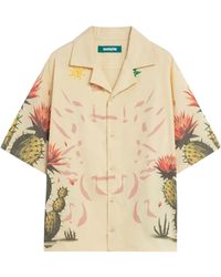 Barrow - Graphic Poplin Shirt - Lyst