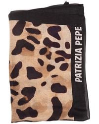 Patrizia Pepe - Leopard-Print Scarf - Lyst