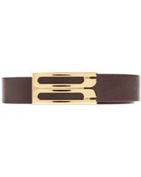 Victoria Beckham - Slim Frame Buckle Belt - Lyst