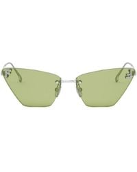 Fendi - Eyewear Cat-Eye Frame Sunglasses - Lyst