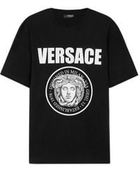 Versace - Medusa Biggie Crewneck T-Shirt - Lyst
