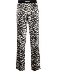 Tom Ford - Leopard Printed Pajama Pants - Lyst