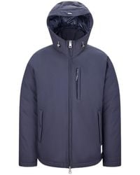 Herno - Short Hooded Matte Nylon Down Jacket - Lyst