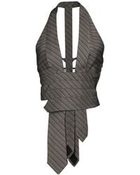 Christopher Esber - Reyer Tailored Tie Top - Lyst