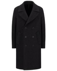 Harris Wharf London - Double-Breasted Wool Coat - Lyst