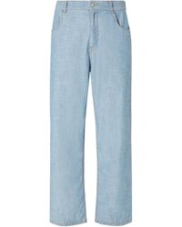 Fendi - Straight-Leg Long Jeans - Lyst