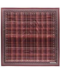 Acne Studios - Check-Pattern Studded Scarf - Lyst