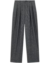 Emporio Armani - Pleated Check Flannel Pants Signature Capsule - Lyst