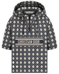 Dior - Macrocannage Short-Sleeved Hooded Short Anorak - Lyst