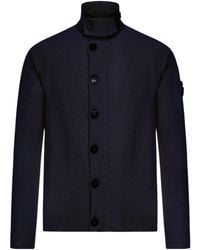 Stone Island - Button-Up Jumper - Lyst