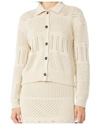 Max Mara - Long Sleeve Cardigan - Lyst