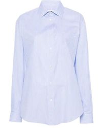 DARKPARK - Anne Buttoned Striped Shirt - Lyst