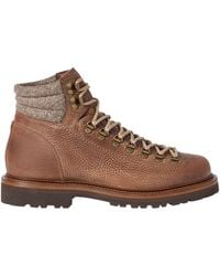 Brunello Cucinelli - Lace-Up Ankle Boots - Lyst