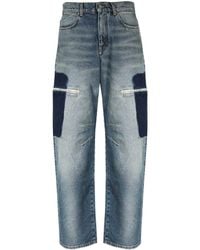 Palm Angels - Logo Patch Loose-Fit Jeans - Lyst