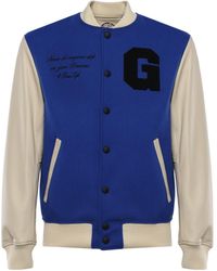 Giuliano Galiano - Varsity Bomber Jacket - Lyst
